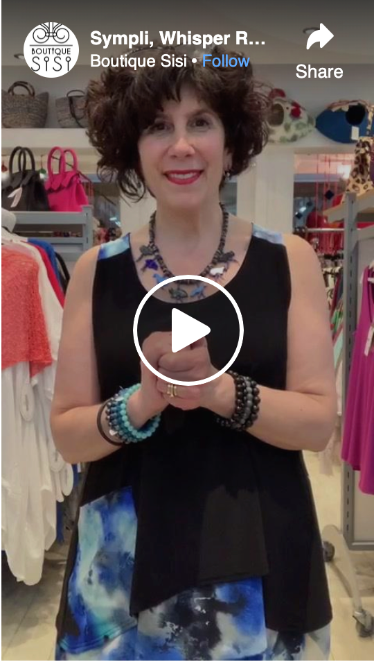 Sympli, Whisper Reversible Tank, Clip Shrug, The Look Pant, Camper Lace-up, Funky Frog Jewelry