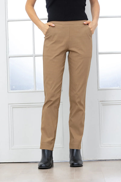 Orange by Fashion Village, BRP-200 Solid Pull-On Pant