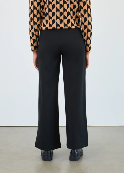 FDJ Jeans, 2220396 Pull-On Wide Leg Pant, Black