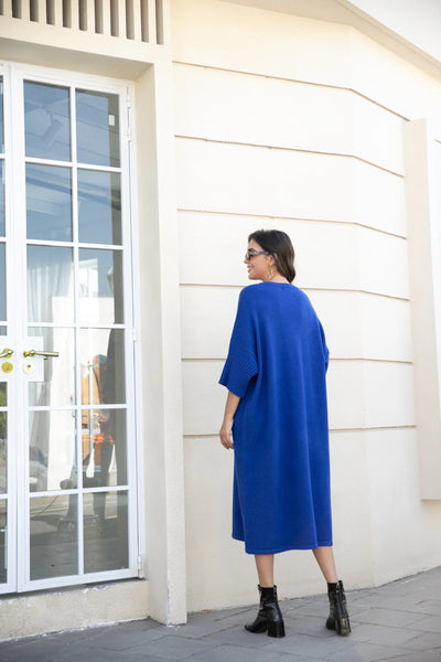 Orange by Fashion Village, KD-30 Madeleine Knit Dress W/Pocets