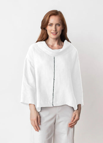 Liv by Habitat, 261194 Stay Centered Cowl Top, White