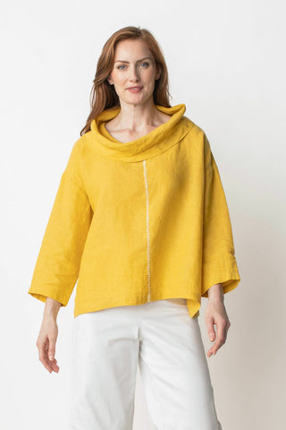Liv by Habitat, 261194 Stay Centered Cowl Top, Marigold