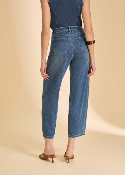 FDJ Jeans, 2795370 Girlfriend Barrel Jeans, Mid Wash