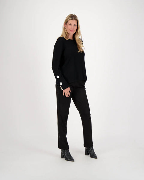 Spanner Sale, 423817 Faux Suede Straight Leg Pant 50% Off Regular Price