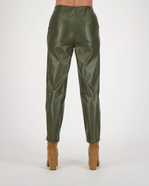 Spanner Sale, 423272 Faux Leather Straight Leg Pant 50% Off Regular Price