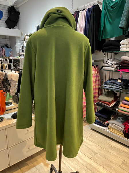 Boris Fashion, 1110 Wide Bow Fleece Jacket Gucci Green