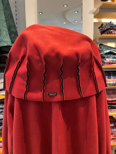 Boris Fashion, 1035 Large Hood Fleece Jacket Bordeaux