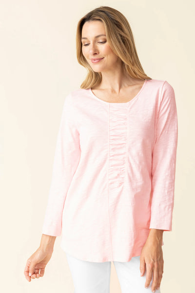Habitat Spring/Summer, 27516 Ruched Shape Tee, Carnation