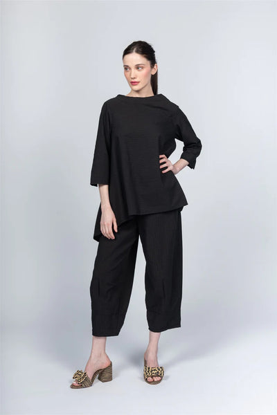 Paolo Tricot, Wt223822 Round Neck Tunic, Black