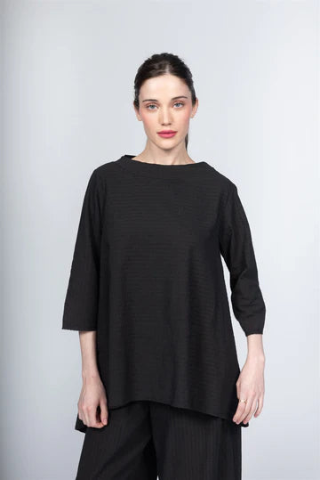 Paolo Tricot, Wt223822 Round Neck Tunic, Black
