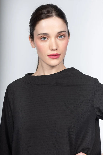 Paolo Tricot, Wt223822 Round Neck Tunic, Black