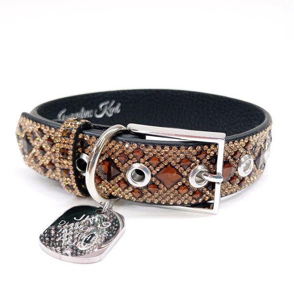 Jacqueline Kent Collection,  Diamond in the Ruff Dog Collars (Large)