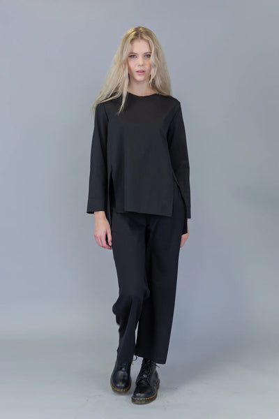 Paolo Tricot Sale, WT220894  Asymmetrical  long Sleeve Top 50% Off Regular Price