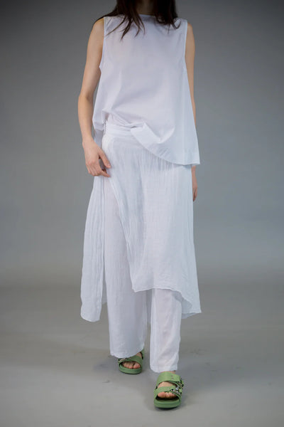 Paolo Tricot Sale, CS10976 Linen Skirt Pant 50% Off Regular Price