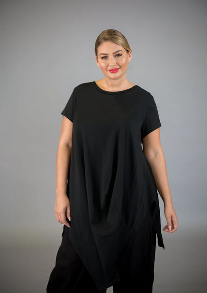 Paolo Tricot, WT220751  Side Ruch Tunic