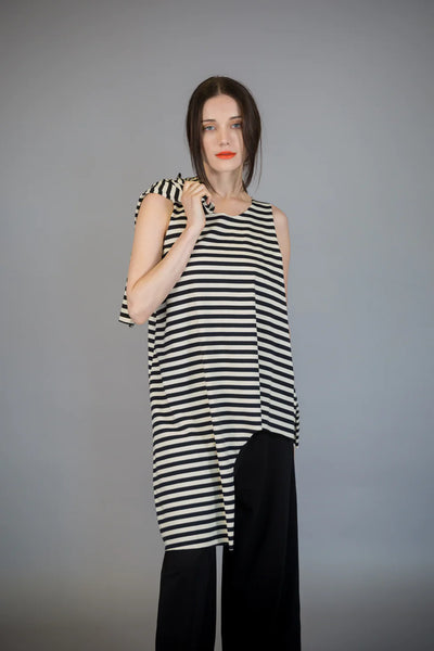 Paolo Tricot Sale, WT220800 Striped Tank 50% Off Regular Price