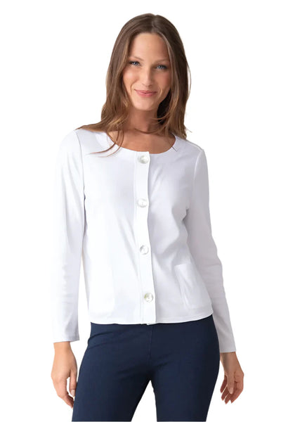 Habitat Spring/Summer, 16403 Throw On Cardigan, White