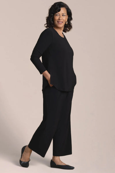 Sympli, 22407-3 Go to Soft Round Neck, Black