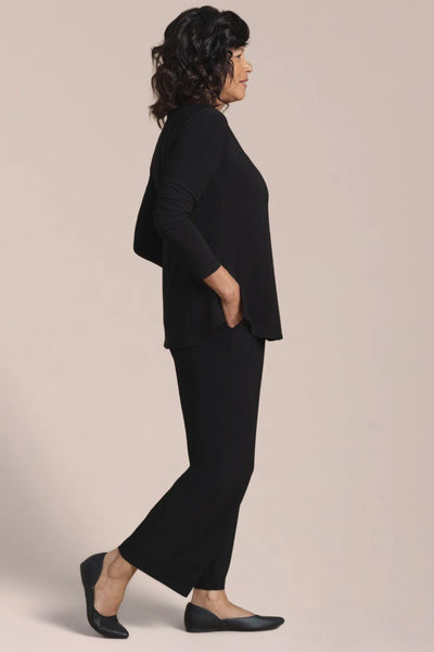 Sympli, 22407-3 Go to Soft Round Neck, Black