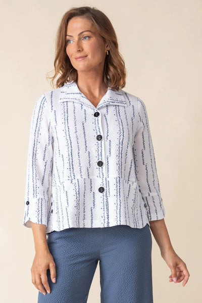 Habitat Spring/Summer, 22014 Tulip Hem Swing Jacket, White