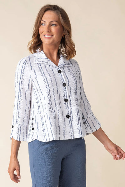 Habitat Spring/Summer, 22014 Tulip Hem Swing Jacket, White