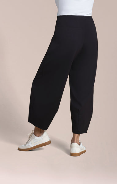 Sympli, S27237 Lux Narrow Lantern Pant, Black