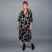 Paolo Tricot, SD19758 Letter Print Dress