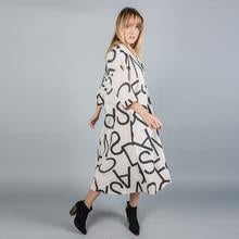 Paolo Tricot, SD19758 Letter Print Dress