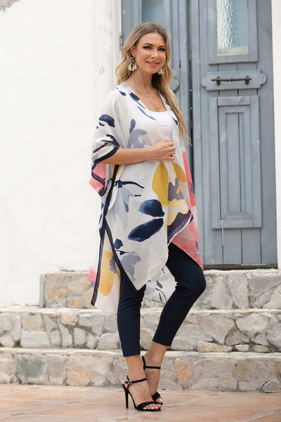 Orange by Fashion Village, 5137 Cover Up Duster