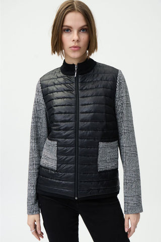 Joseph Ribkoff Sale, 224106 Quilted Sleeve Jacket