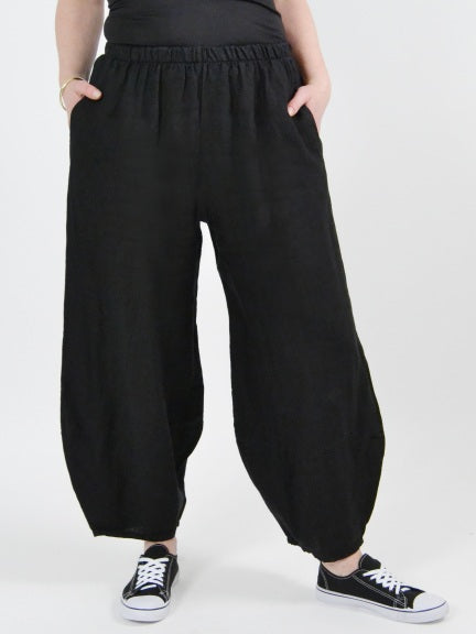 Bryn Walker, 78418 Olivier Pant, French Terry, Black – Boutique Sisi