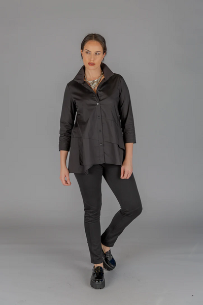 Paolo Tricot Sale, WT110250 Buttoned Flare Shirt 50% Off Regular Price