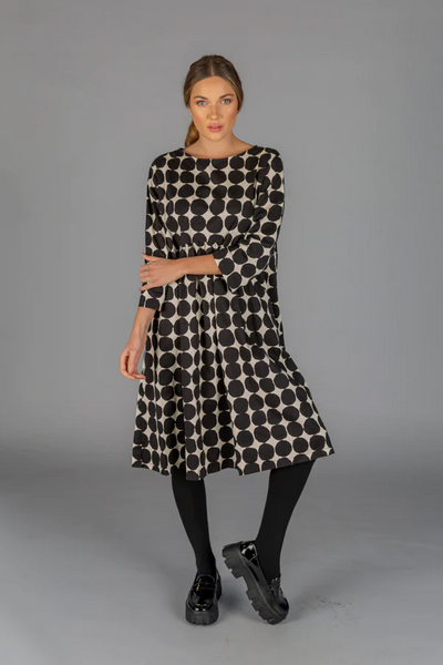 Paolo Tricot Sale, WT220842 Polka Dot Dress 50% Off Regular Price