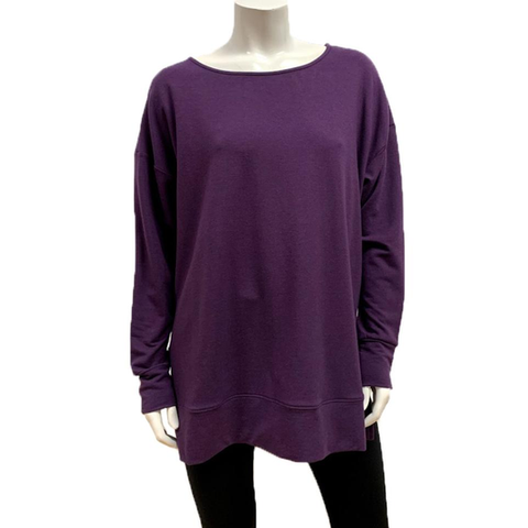 Gilmour, BtT-1067 Bamboo French Terry Banded Tunic