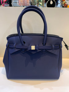 Save My Bag, 20204N Miss Plus Lycra Purse Blu Scuro