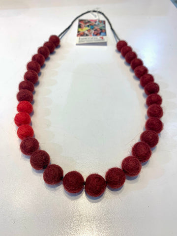 Accessories, FLX980S, Hamro Village Red Contrast & Match Necklace